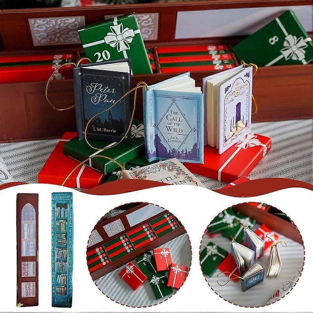 Mini-Buch-Ornament | Adventskalender
