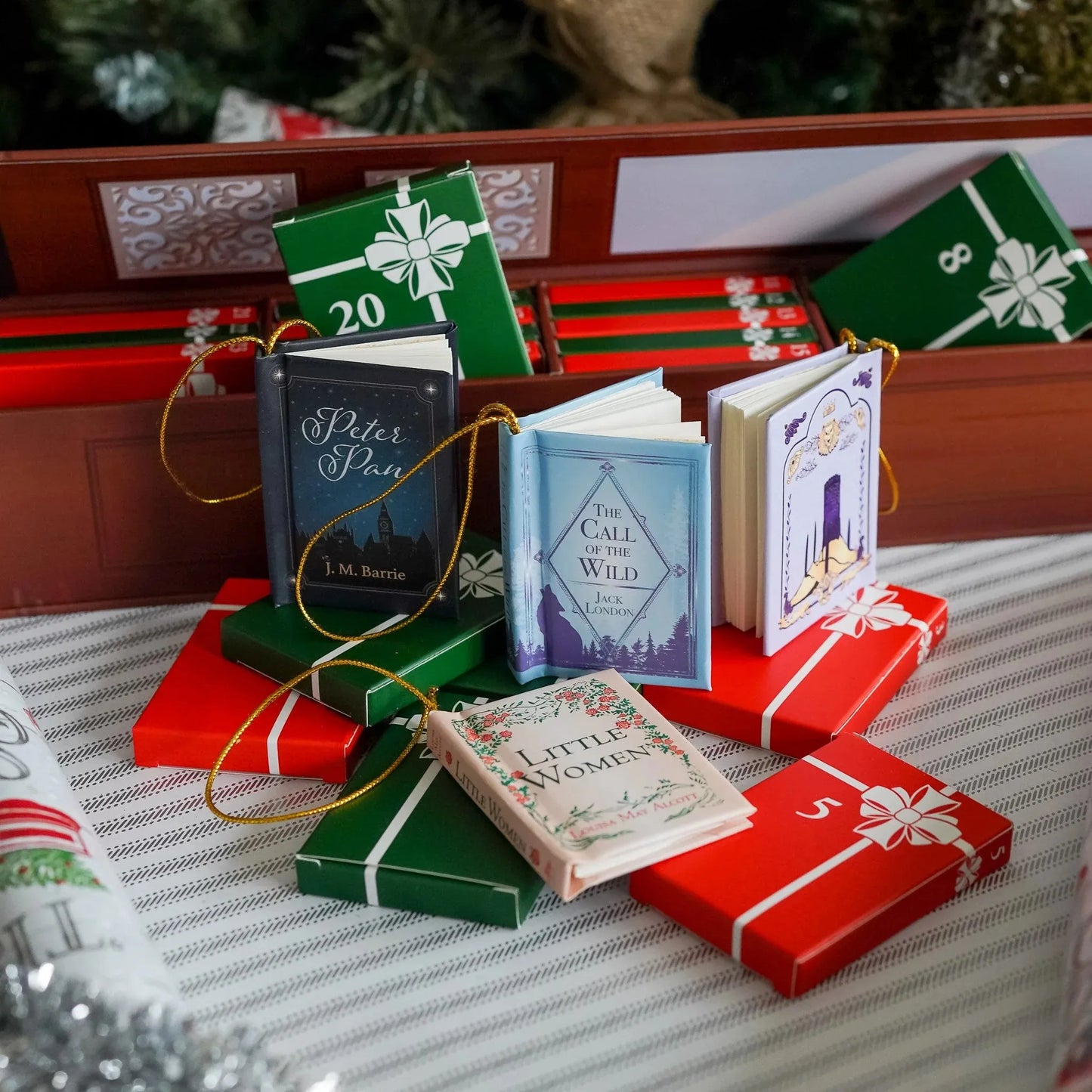 Mini-Buch-Ornament | Adventskalender