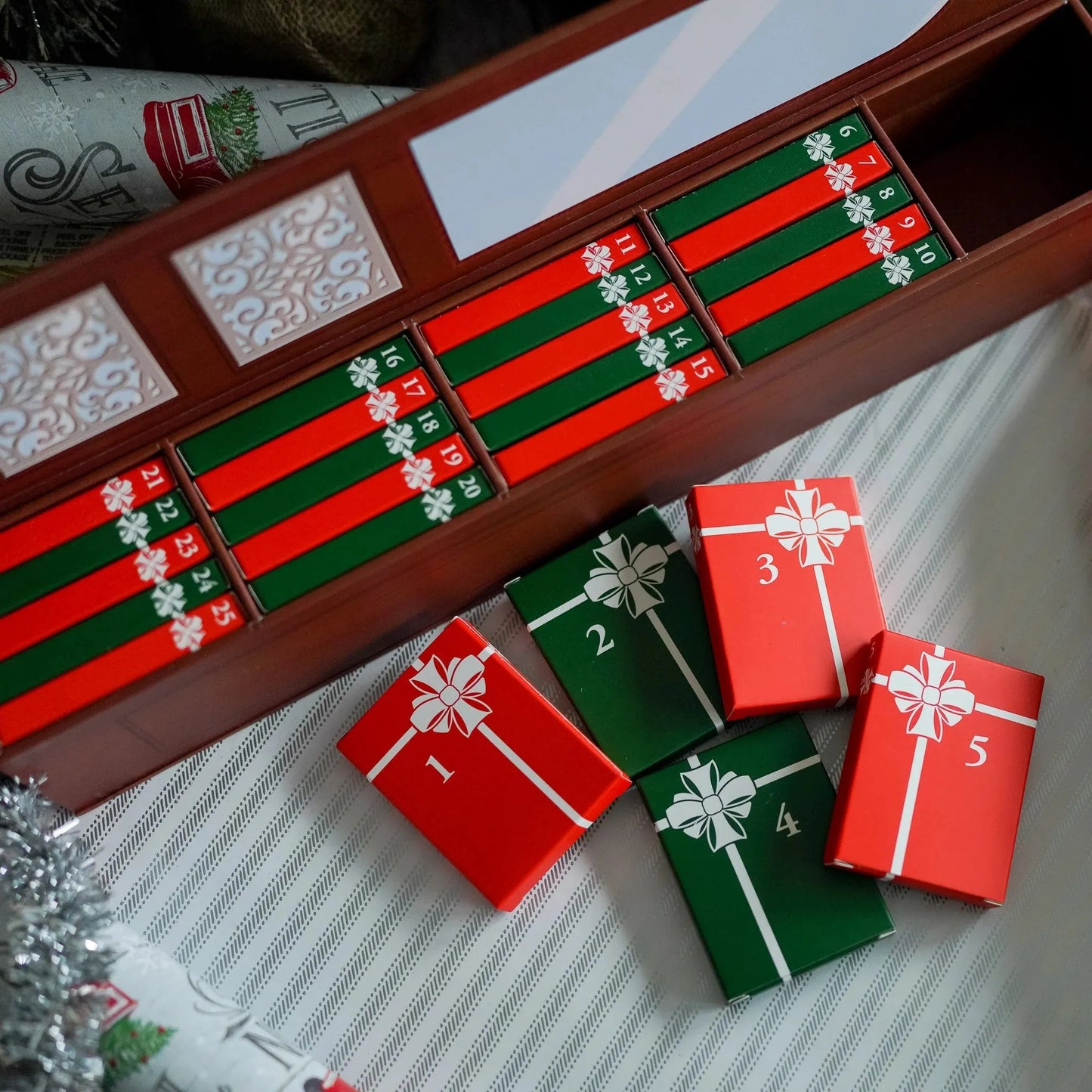 Mini-Buch-Ornament | Adventskalender