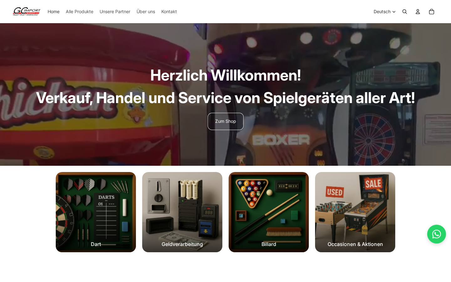 Website-Referenz GC Import & Service